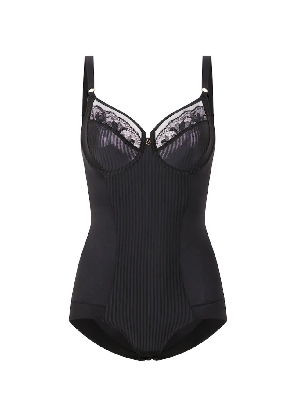 Body à armatures avec motif à rayures