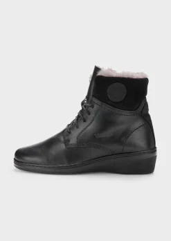 Bottes d'hiver avec fourrure d'agneau