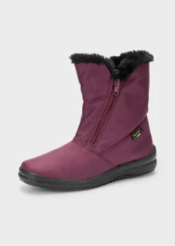 Bottes d’hiver doublées avec zip