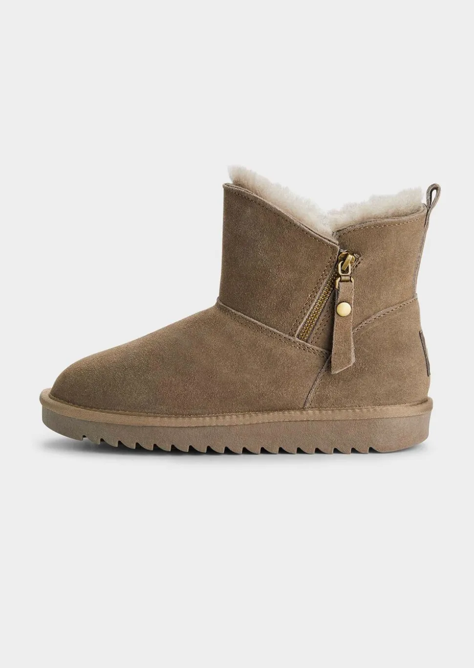 Bottines avec doublure en peau d'agneau