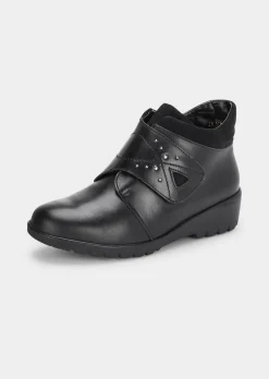 Bottines avec fermeture velcro