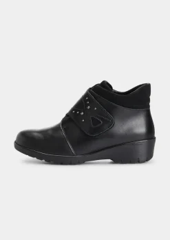Bottines avec fermeture velcro