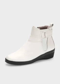 Bottines avec fourrure d'agneau