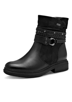 Bottines biker avec détail décoratif