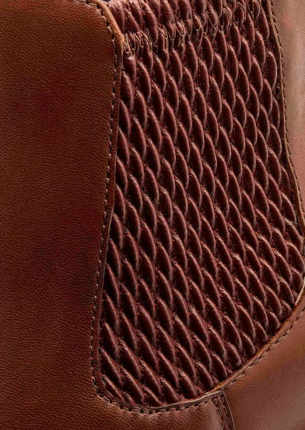 Bottines Chelsea en cuir de vachette