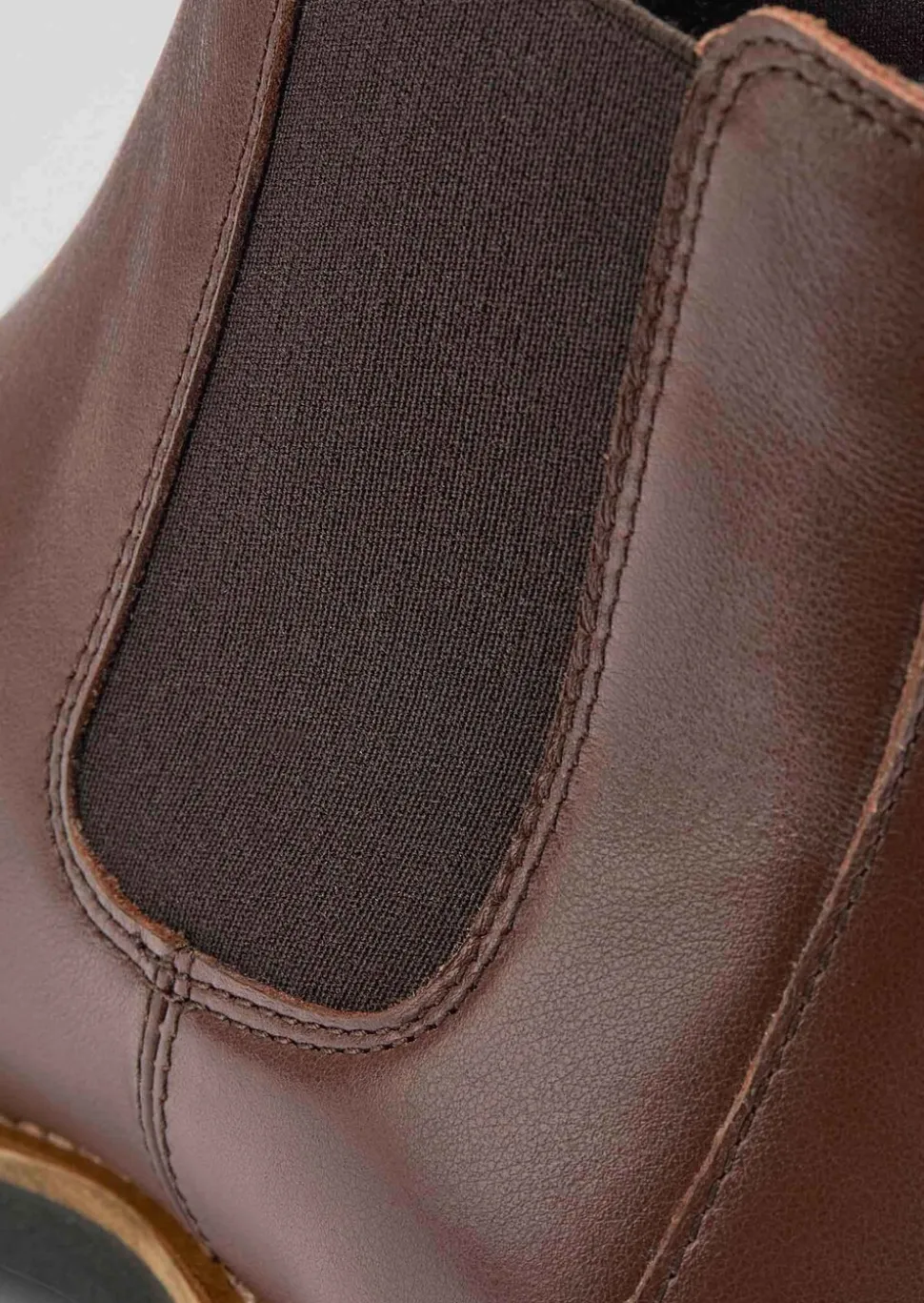 Bottines Chelsea en cuir véritable