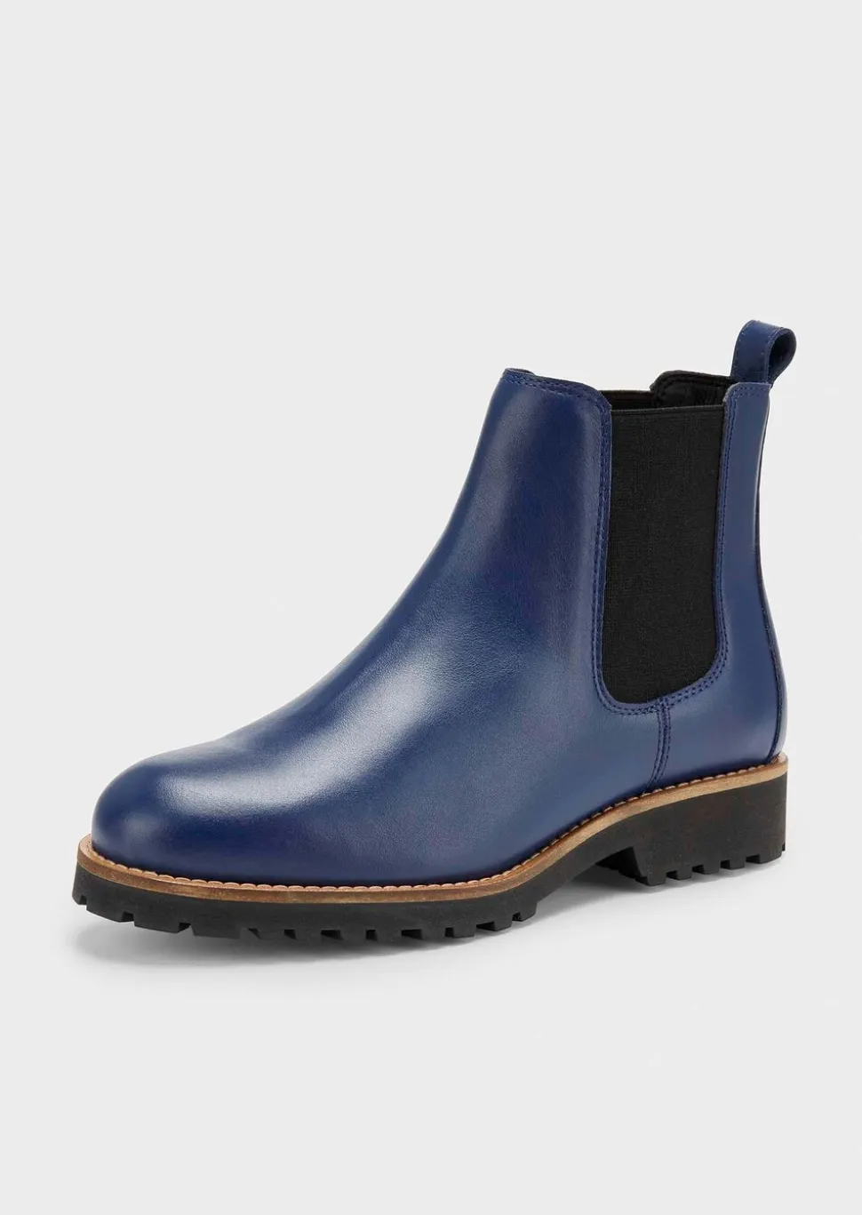 Bottines Chelsea en cuir véritable