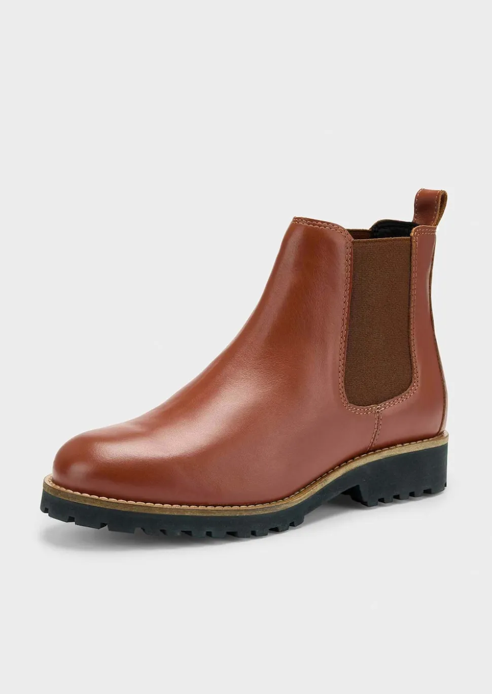 Bottines Chelsea en cuir véritable