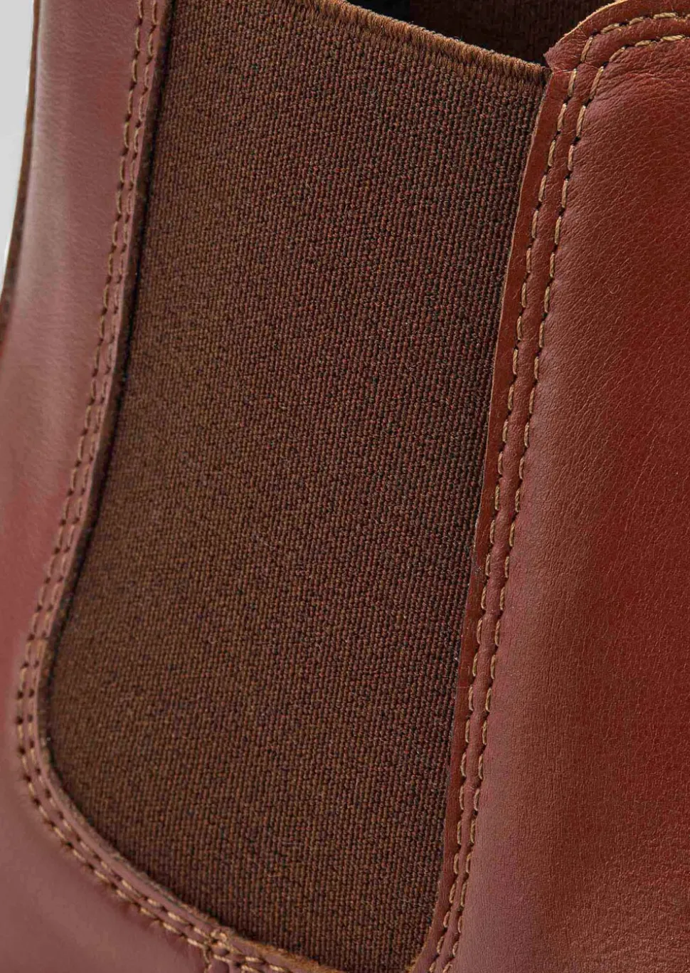 Bottines Chelsea en cuir véritable