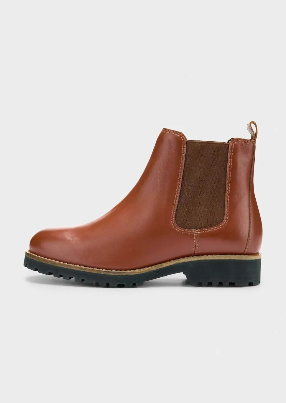 Bottines Chelsea en cuir véritable