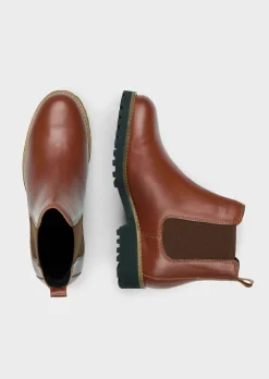 Bottines Chelsea en cuir véritable