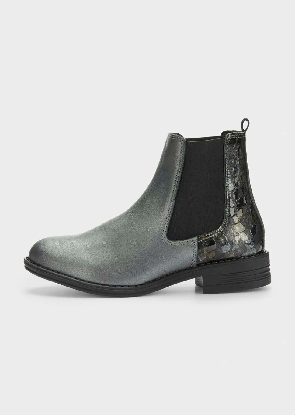 Bottines Chelsea à motif animal