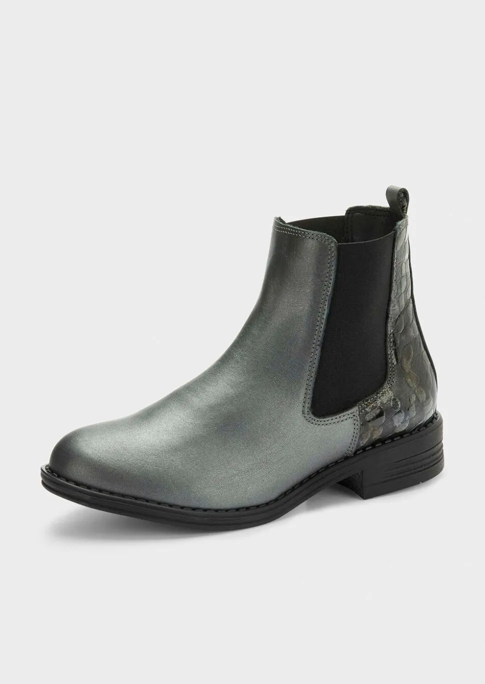 Bottines Chelsea à motif animal