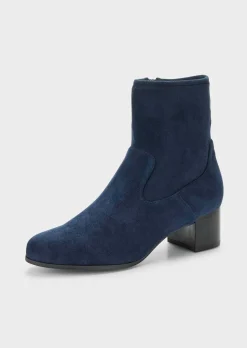 Bottines en aspect daim