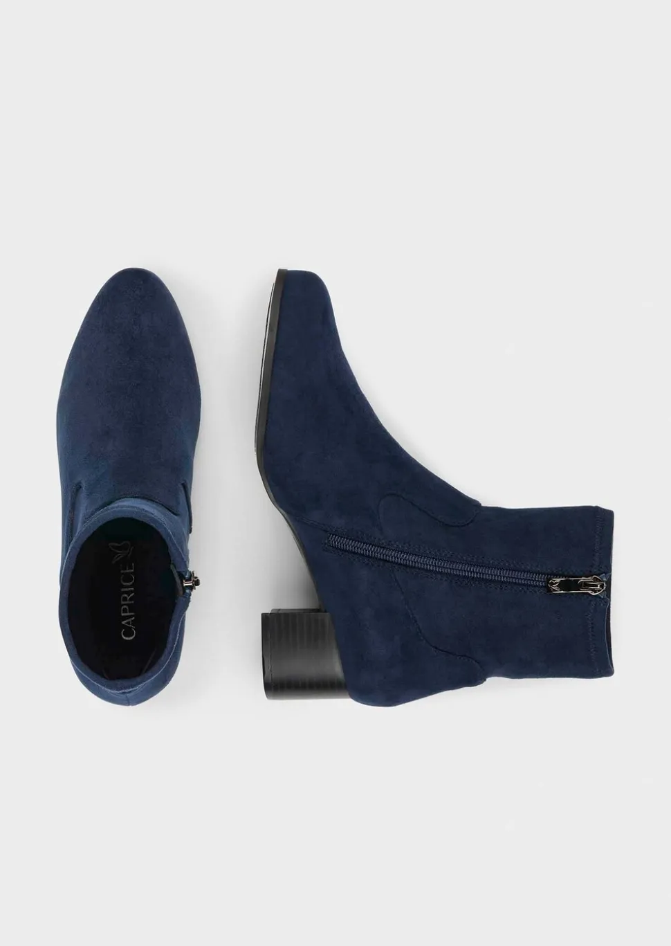 Bottines en aspect daim