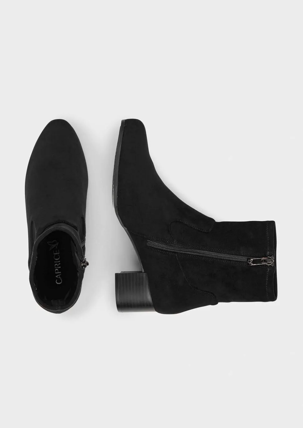 Bottines en aspect daim