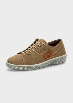 Bottines en cuir suédé