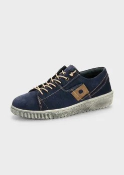 Bottines en cuir suédé