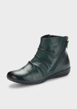 Bottines en cuir véritable