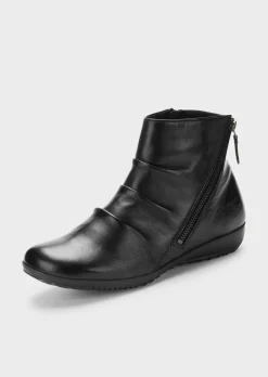 Bottines en cuir véritable