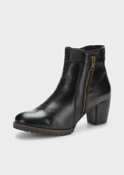 Bottines en cuir véritable