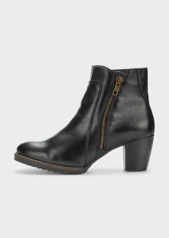 Bottines en cuir véritable