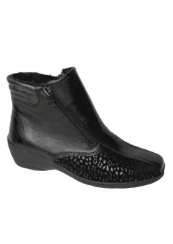 Bottines en cuir véritable