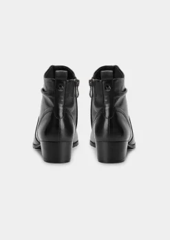 Bottines féminines avec zip