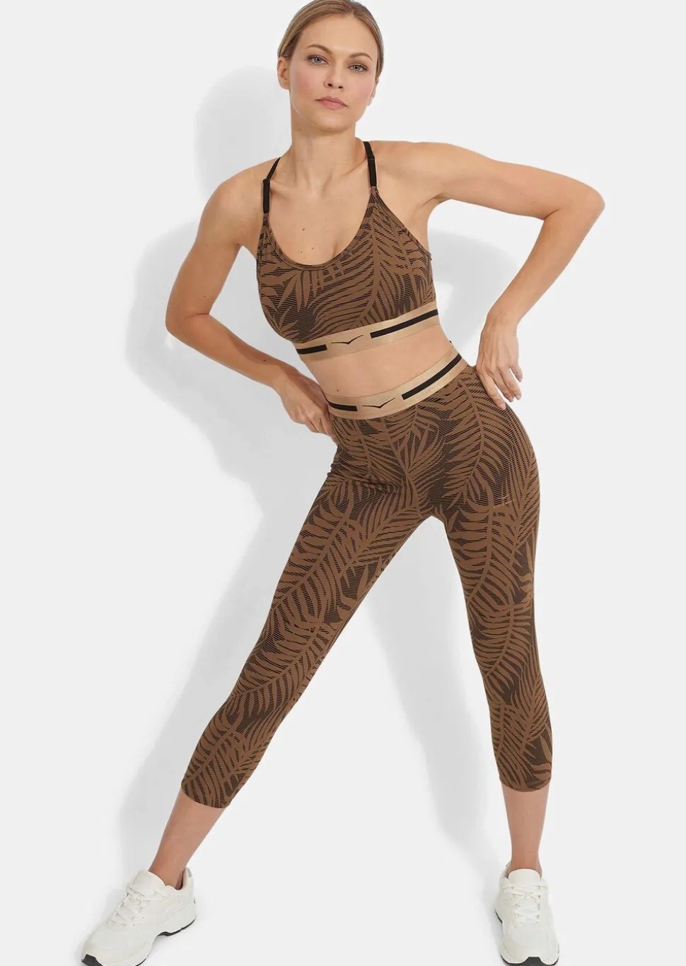 Brassière de sport avec doublure en mesh