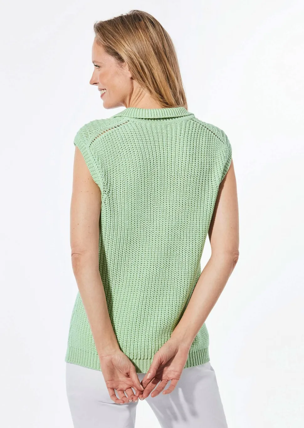 Bustier en tricot à encolure en V