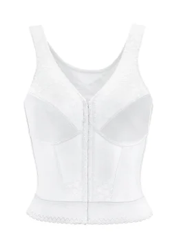 Bustier long avec fermeture à l'avant