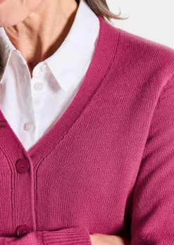 Cardigan avec gros boutons