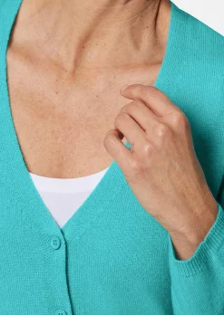Cardigan col V en cachemire