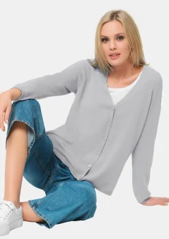 Cardigan col V en cachemire