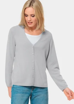 Cardigan col V en cachemire