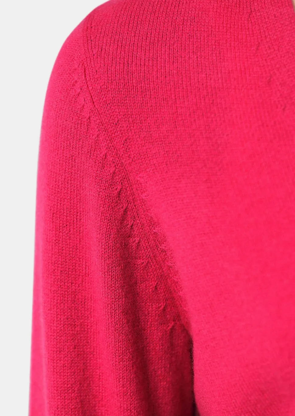 Cardigan col V en cachemire
