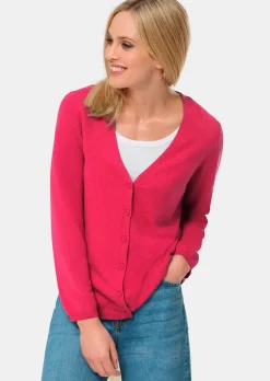 Cardigan col V en cachemire