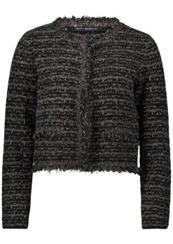 Cardigan coupe courte orné de paillettes