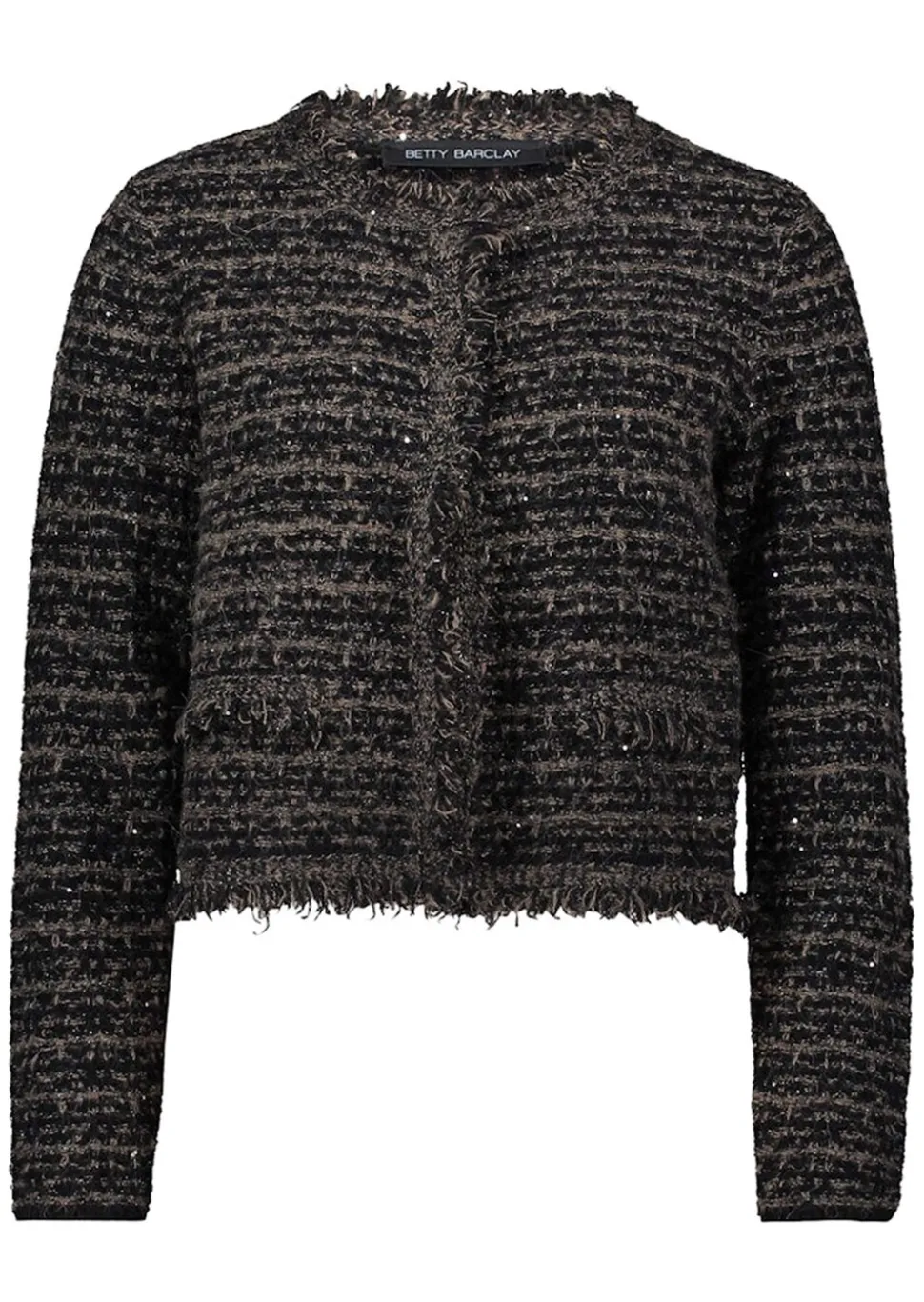Cardigan coupe courte orné de paillettes