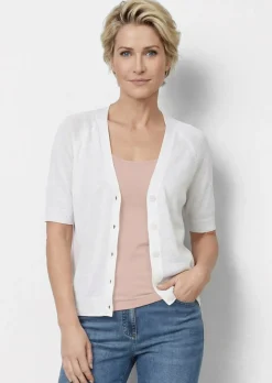 Cardigan en maille ruban agréable à porter