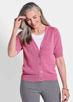Cardigan en maille ruban agréable à porter