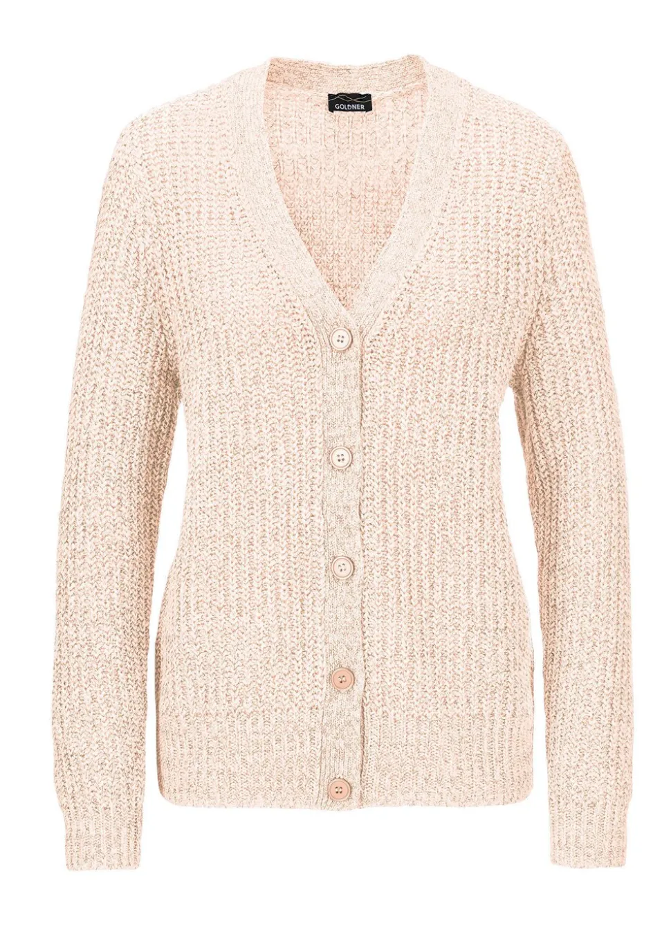Cardigan en maille ruban multicolore