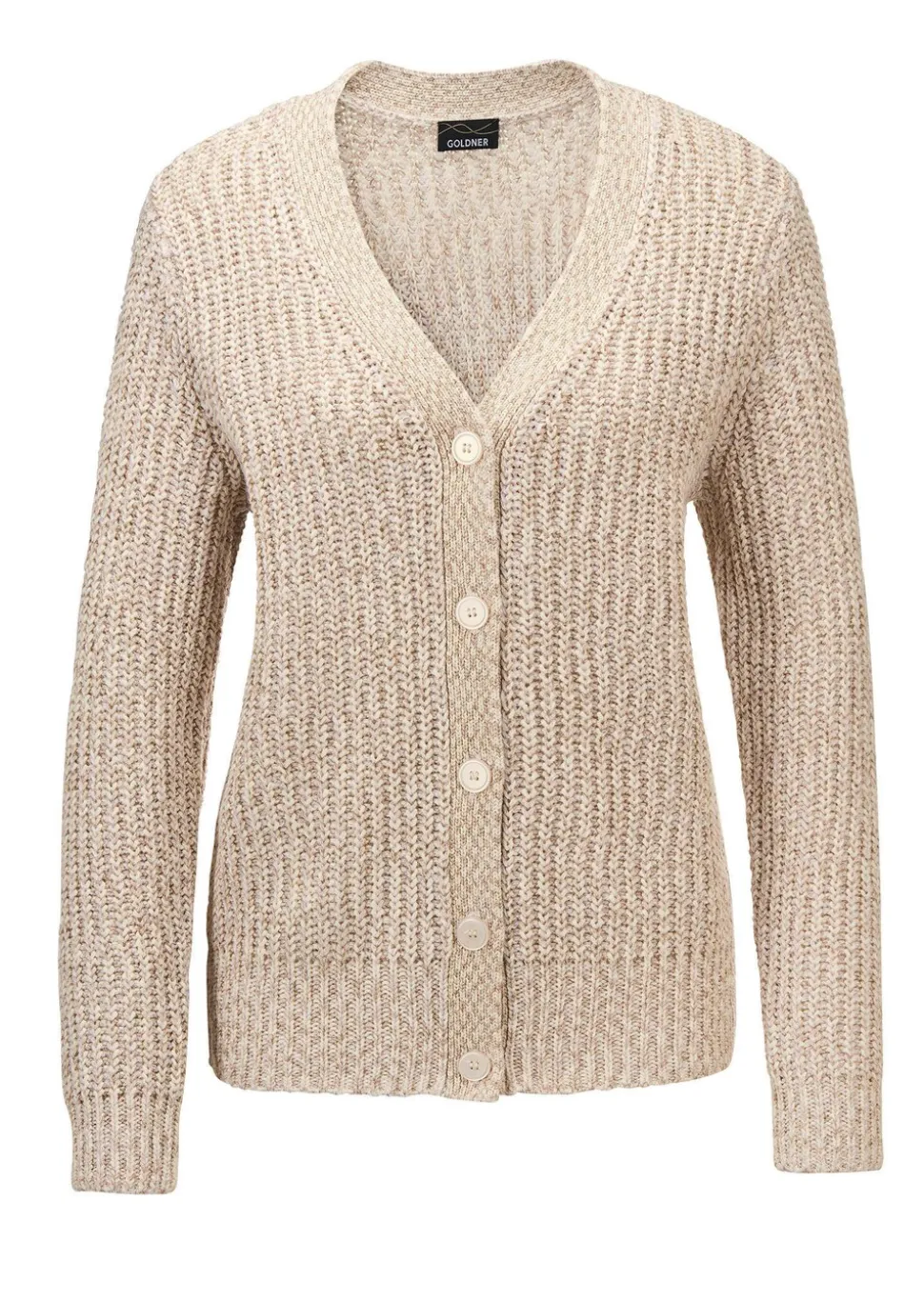 Cardigan en maille ruban multicolore