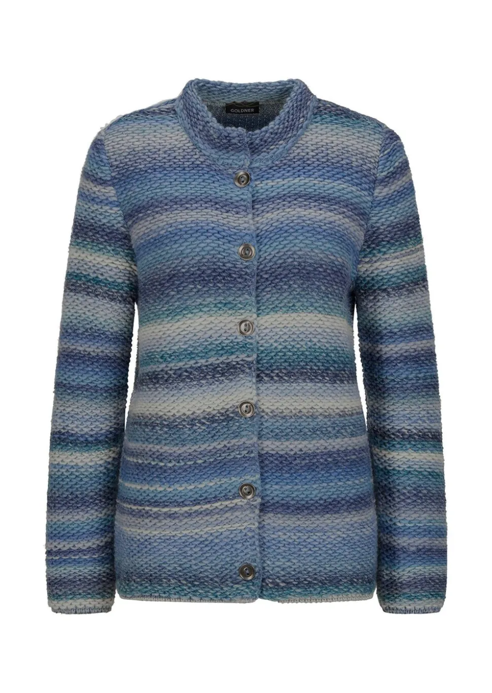 Cardigan en milleraies multicolores