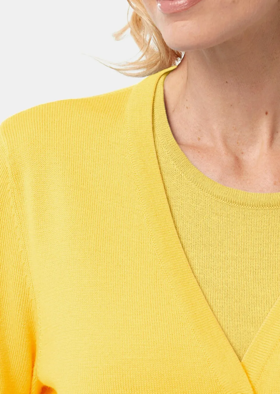 Cardigan en pure laine Mérinos