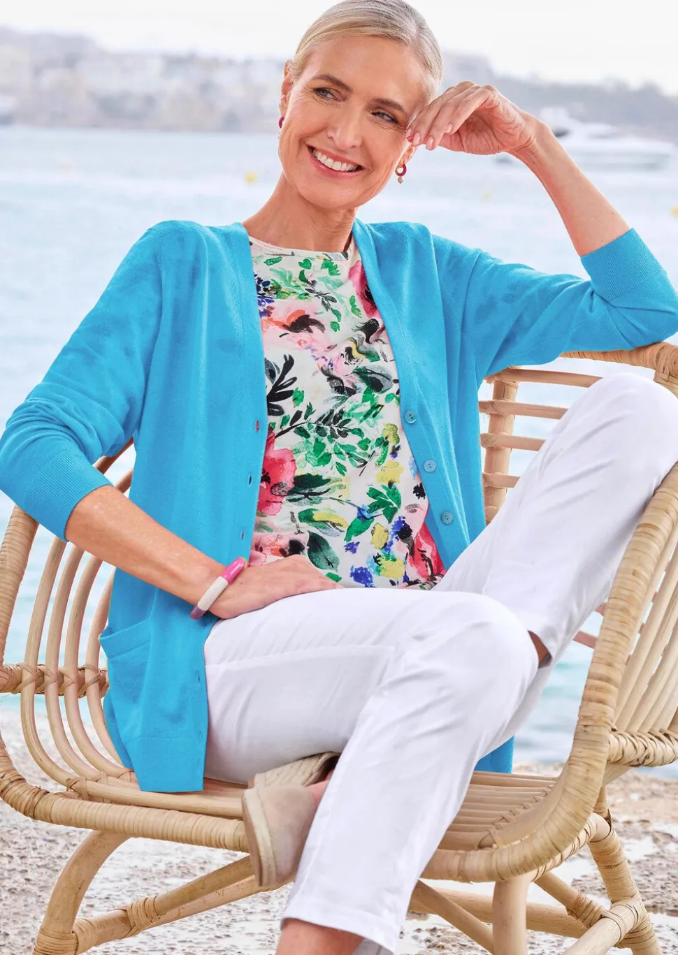 Cardigan en pure laine Mérinos