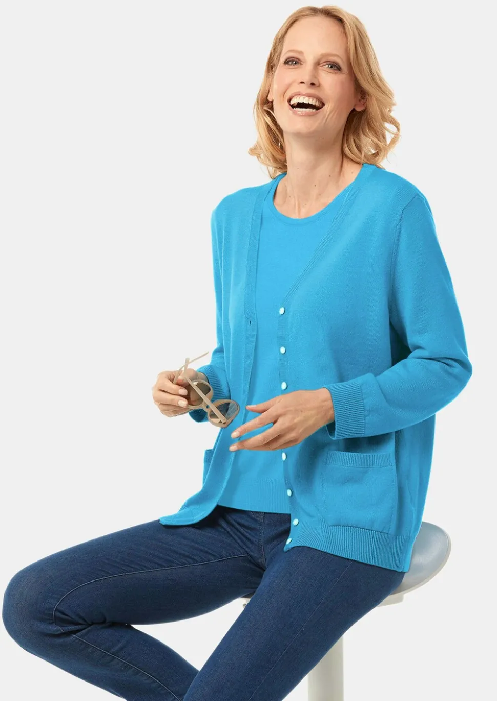 Cardigan en pure laine Mérinos