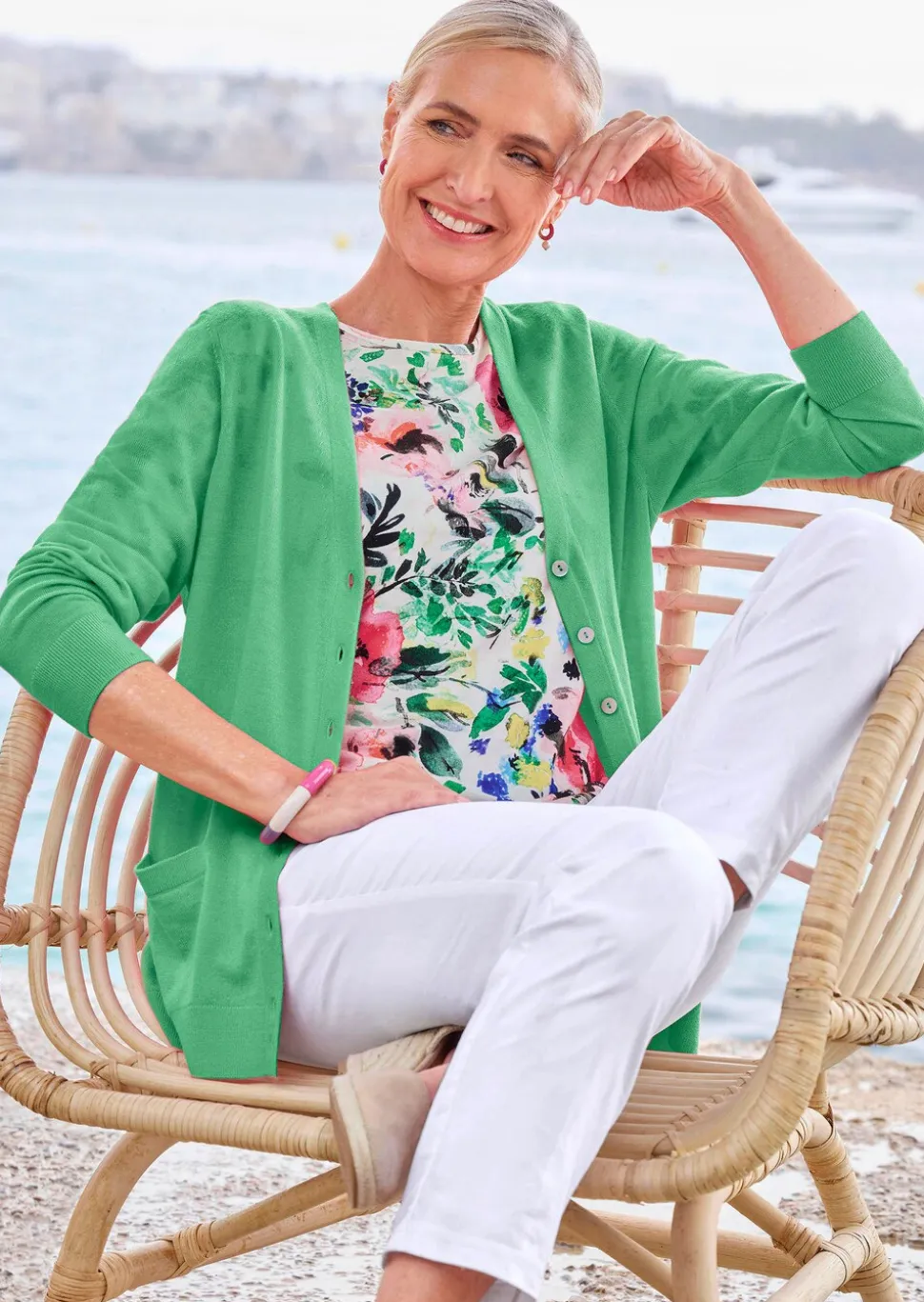 Cardigan en pure laine Mérinos