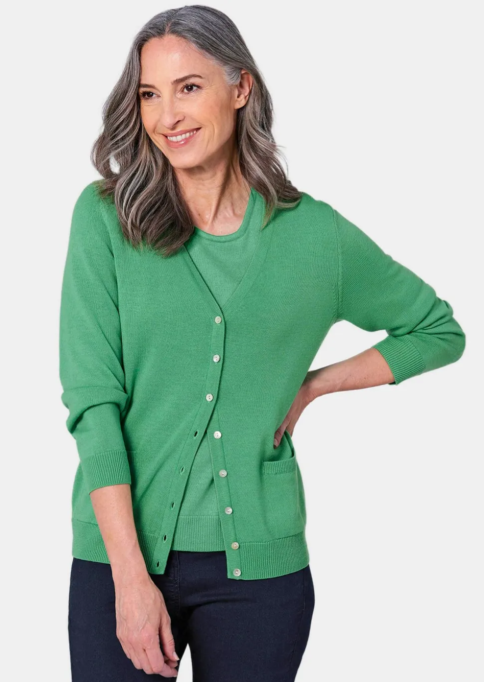 Cardigan en pure laine Mérinos