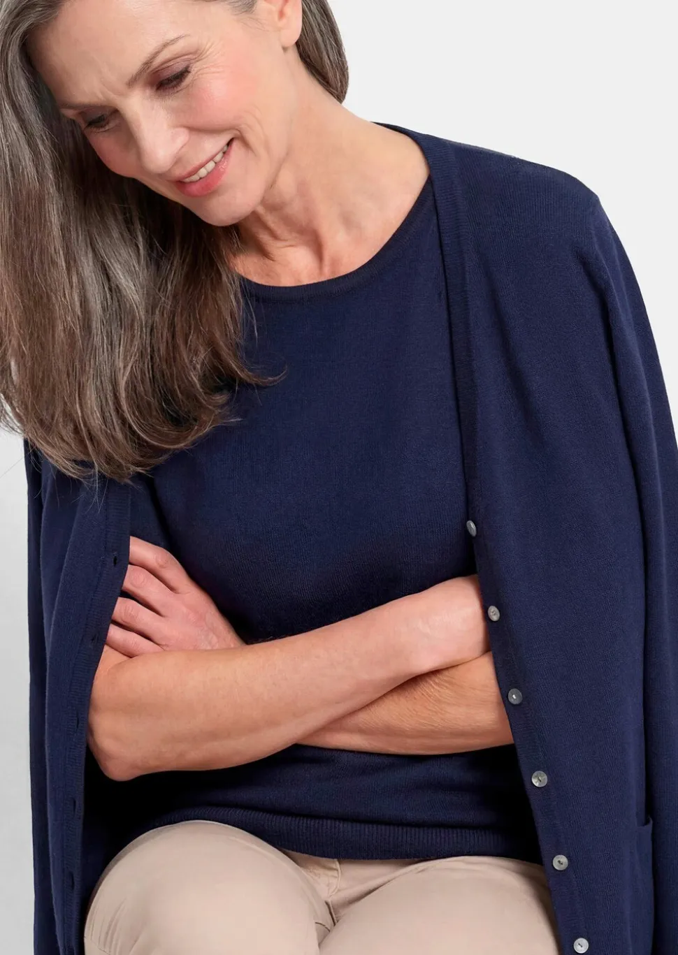 Cardigan en pure laine Mérinos